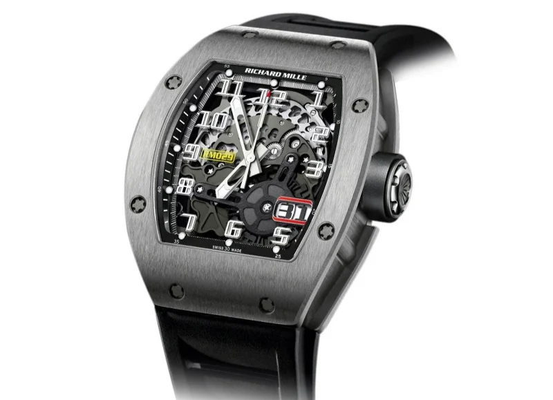 A Richard Mille watch.