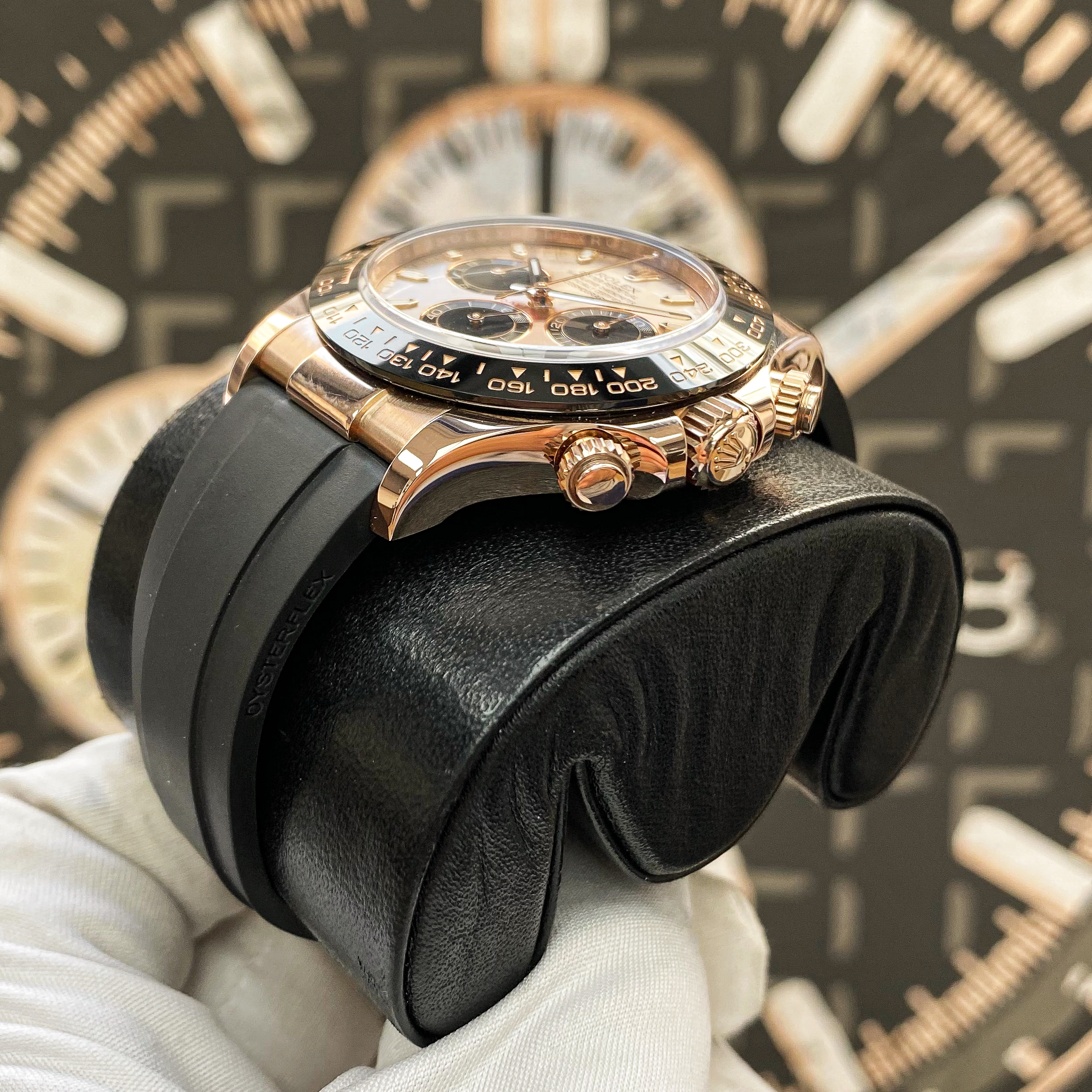 Rolex Daytona 40mm Oyster Flex 116515LN PBK Pink Dial Pre-Owned