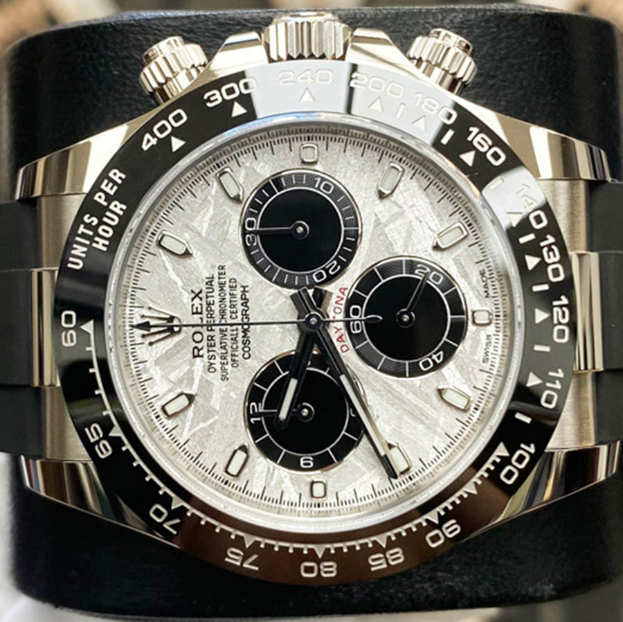 Rolex Daytona 40mm Oyster Flex 116519LN Meteorite Dial Pre-Owned