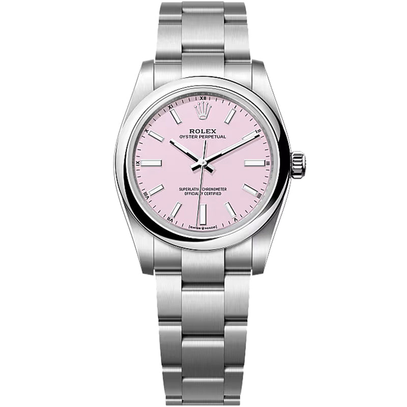 Rolex Oyster Perpetual 34mm 124200 Candy Pink Dial