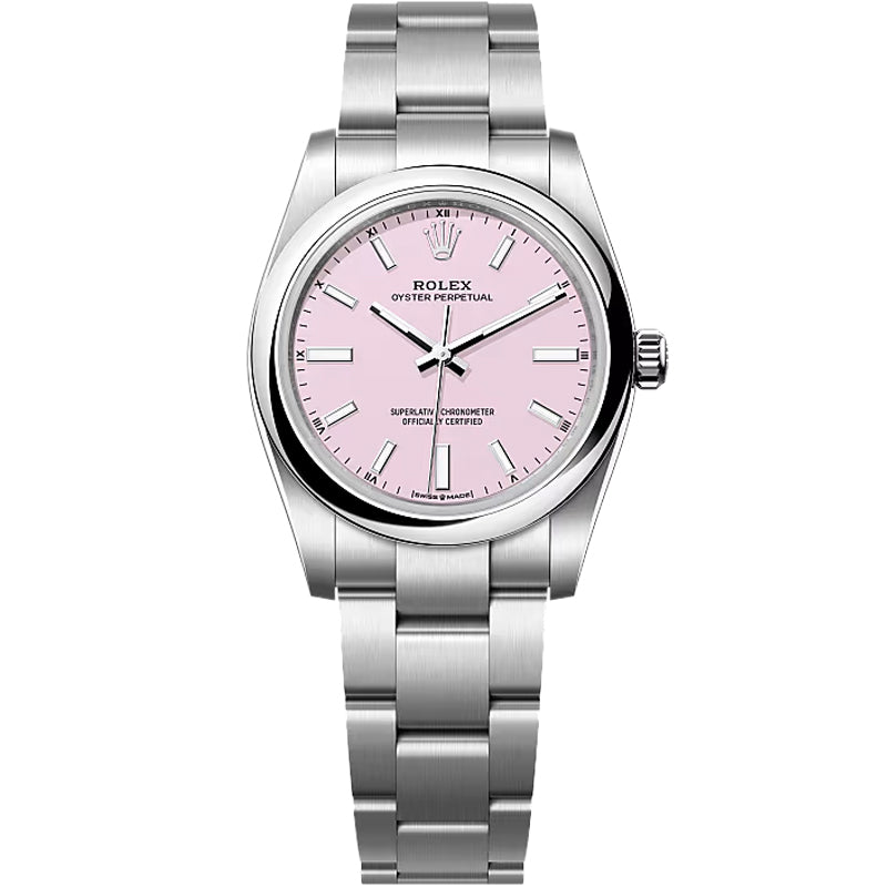 Rolex Oyster Perpetual 34mm 124200 Candy Pink Dial
