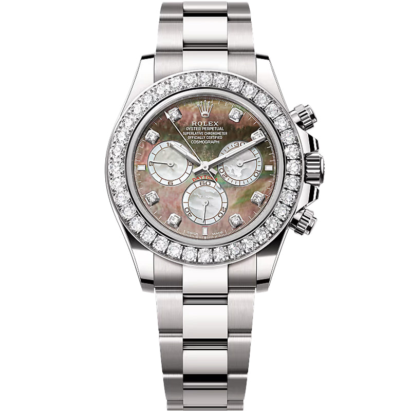 Rolex Cosmograph Daytona 126579RBR 40mm Black & White Mother of Pearl Dial