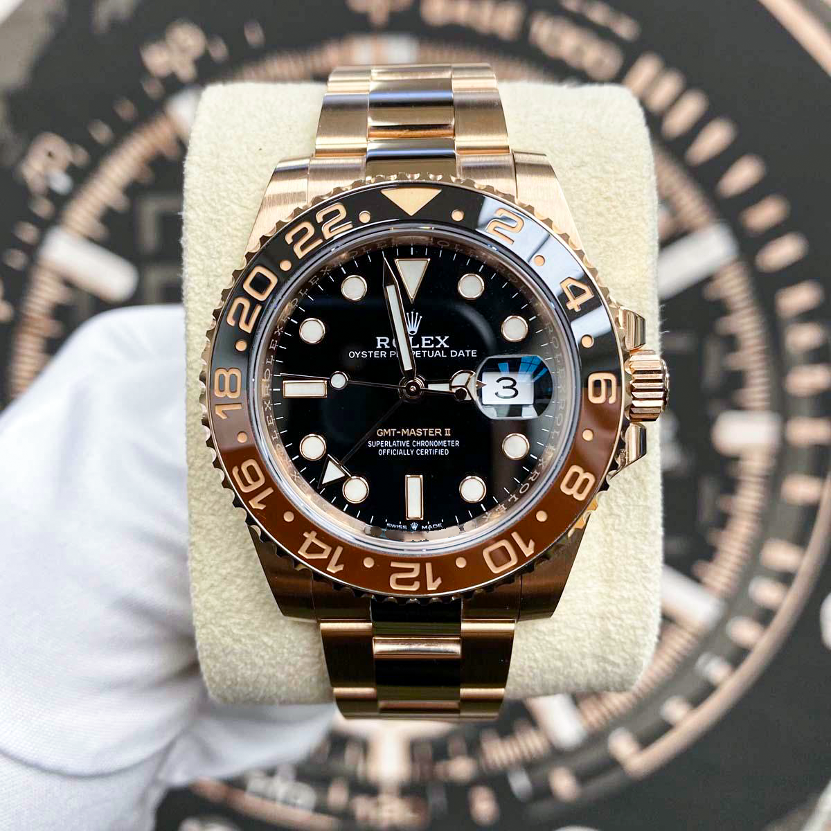 Rolex 2025 GMT-Master II "Root Beer" 126715CHNR 40mm Black Dial