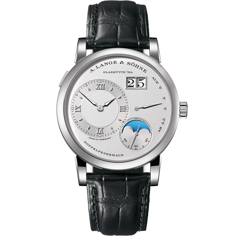 A. Lange & Söhne Lange 1 Moon Phase 192.025 38.5mm Silver Dial