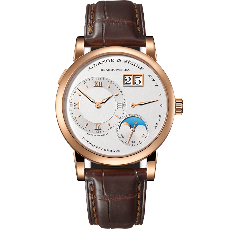 A. Lange & Söhne Lange 1 Moon Phase 192.032 38.5mm Silver Dial