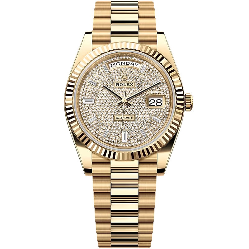 Rolex Land-Dweller 40mm 228238 Diamond-Paved Dial