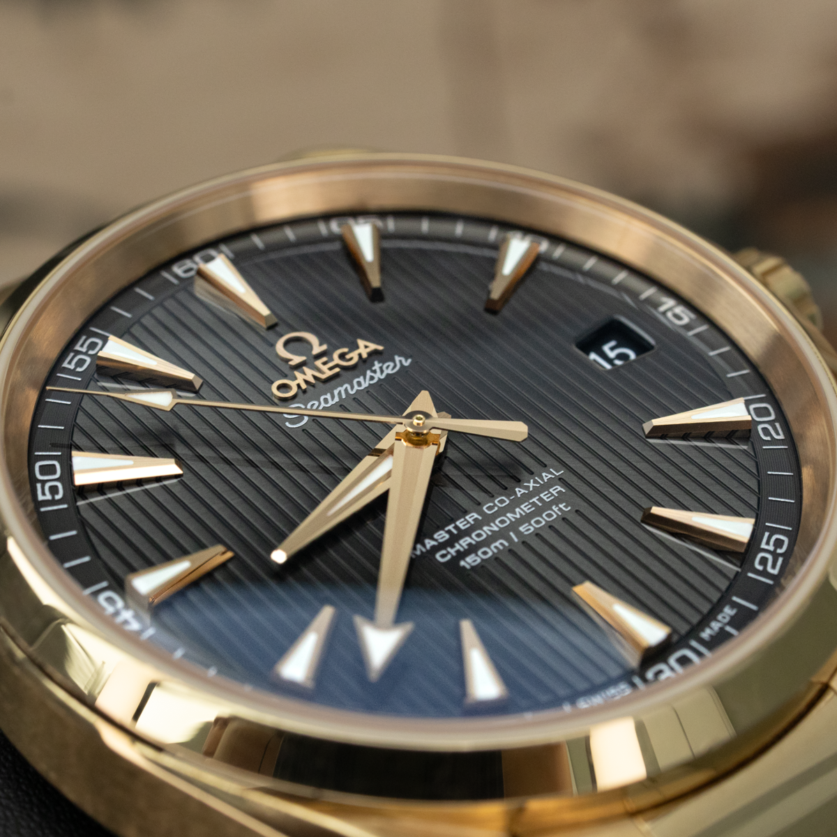 Omega 2023 Seamaster Aqua Terra 150M 231.50 41.5mm Grey Dial Pre-Owned