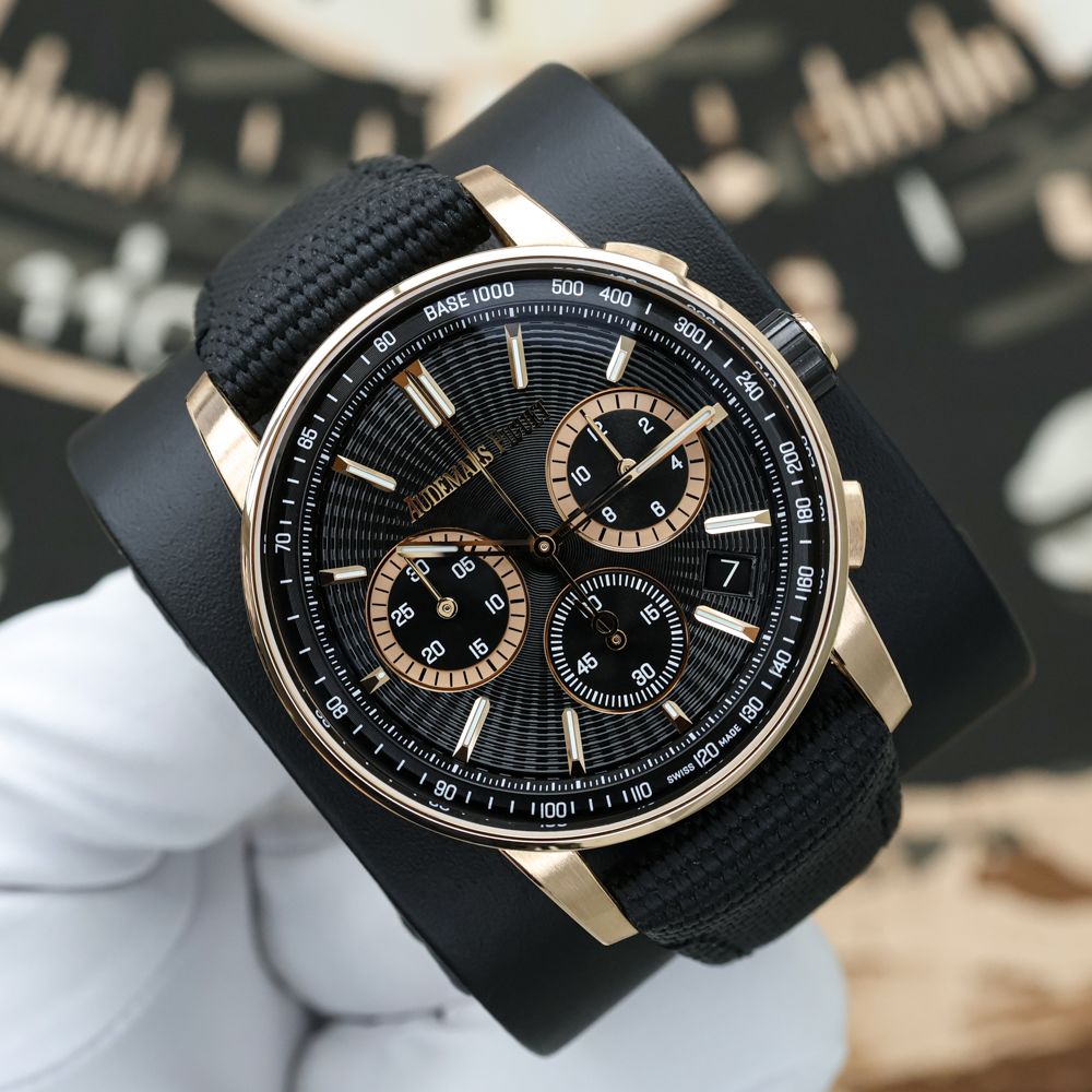 Audemars Piguet 2025 Code 11.59 Chronograph 26393NR 41mm Black Dial