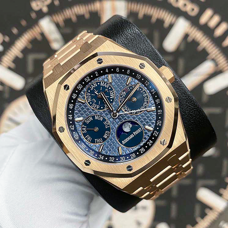 Audemars Piguet Royal Oak Perpetual Calendar 41mm 26574OR.OO.1220OR.03 Blue Dial
