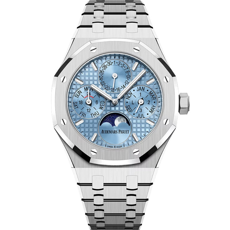 Audemars Piguet Royal Oak Perpetual Calendar 26684ST.OO.1356ST.01 38mm Light Blue Dial