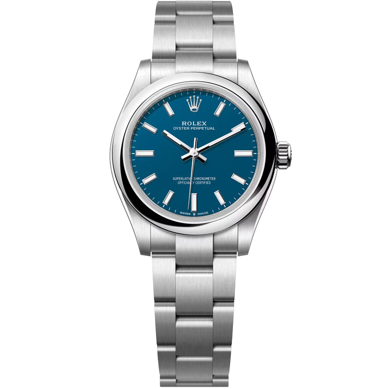 Rolex Oyster Perpetual 31mm 277200 Med Blue Dial