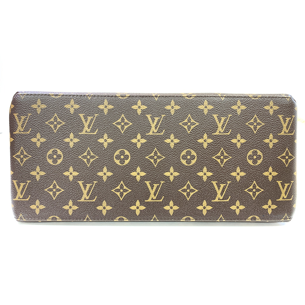LOUIS VUITTON Grand Palais Bag Monogram Coated Leather Gold Hardware Pre-Owned