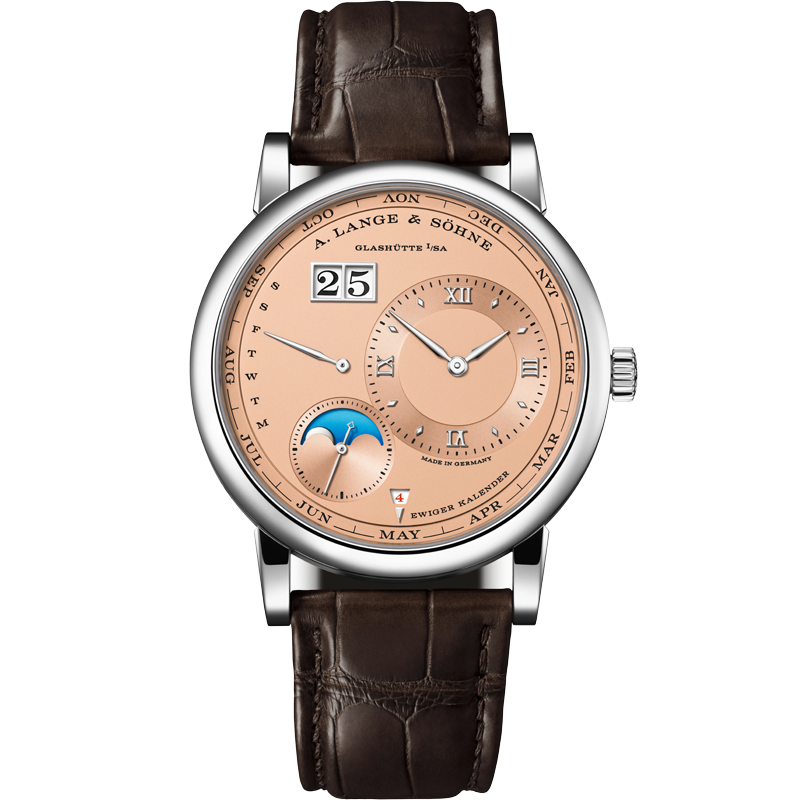 A. Lange & Söhne Lange 1 Perpetual Calendar 345.056 E 41.9mm Salmon Dial