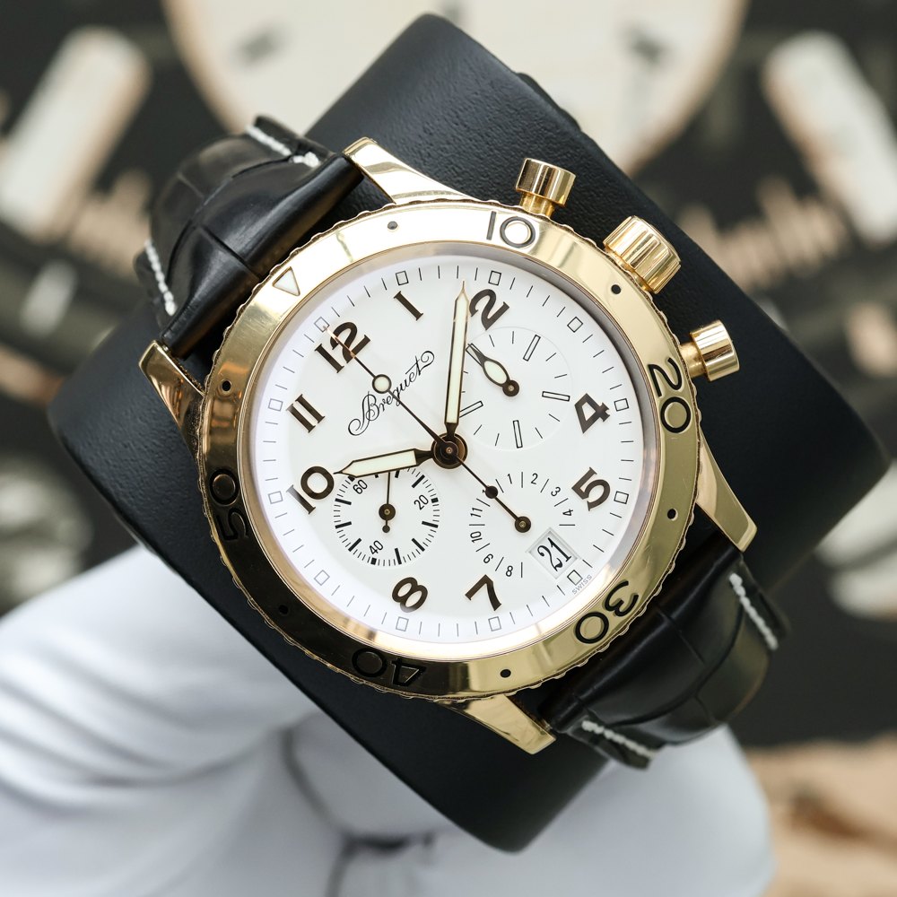 Breguet Type XX Transatlantique 3820BR 39.5mm White Dial Pre-Owned