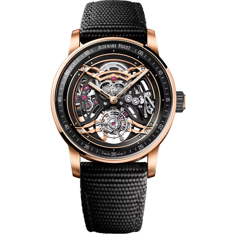 Audemars Piguet Code 11.59 Flying Tourbillon Openworked 26601NR.OO.D002KB.01 41mm Black Dial