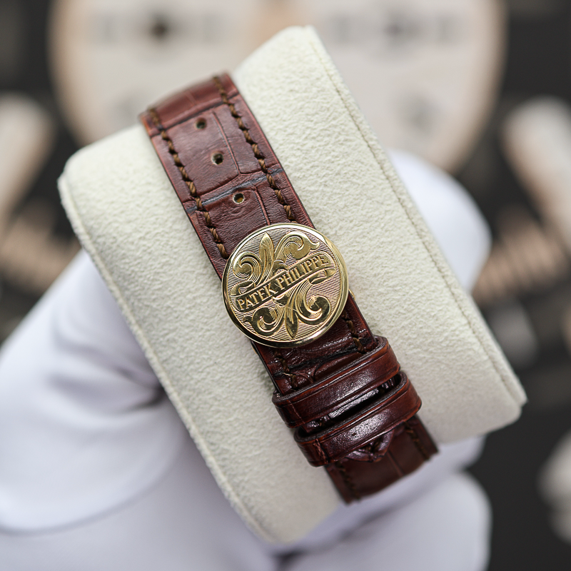 Patek Philippe Grand Complications Retrograde Perpetual Calendar 5160J 38mm Cream Dial Pre-Owned