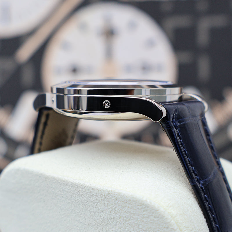 2025 Patek Philippe Complications Annual Calendar 5396G 38.5mm Baguette Diamond Blue Dial