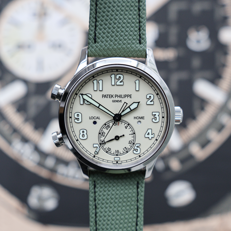 Patek Philippe 2025 Calatrava Pilot Travel Time Complication 5524G 42mm Cream Dial