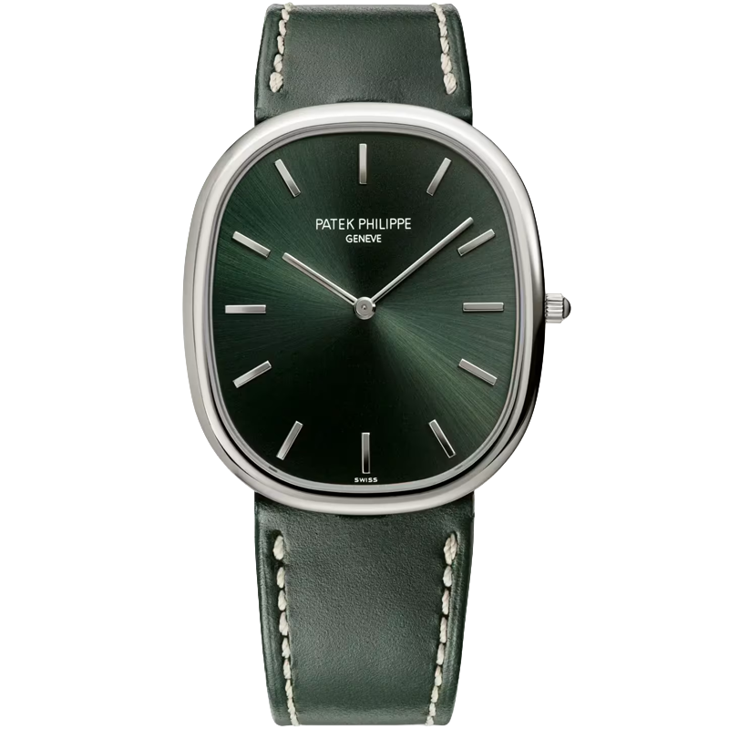 Patek Philippe Golden Ellipse 5738G-001 34.5mm Green Dial