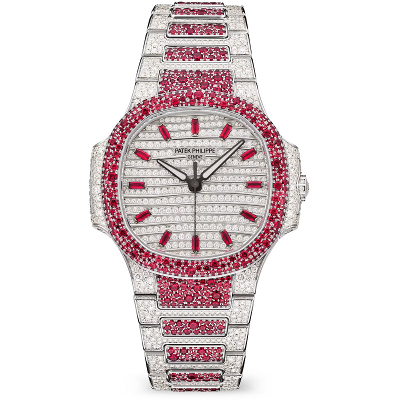 Patek Philippe Nautilus Haute Joaillerie 35mm 7118/1452G-001 Diamond Dial