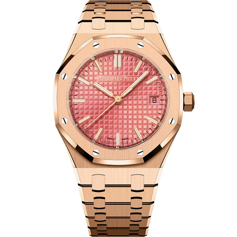 Audemars Piguet Royal Oak Self-Winding 77450OR.OO.1361OR.01 34mm Pink Dial