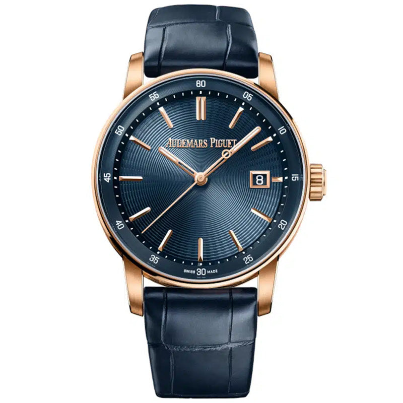 Audemars Piguet Code 11.59 Self-Winding Rose Gold 77410OR.OO.A342CR.01 Blue Dial