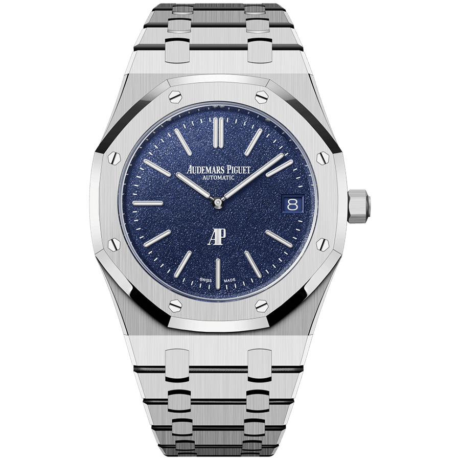 Audemars Piguet Royal Oak "Jumbo" Extra-Thin 39mm 16202BC.OO.1240BC.02 Blue Grainy Effect Dial