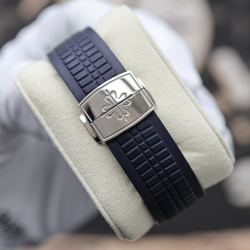 Patek Philippe Aquanaut Chronograph 42mm 5968G-001 Blue Dial Pre-Owned