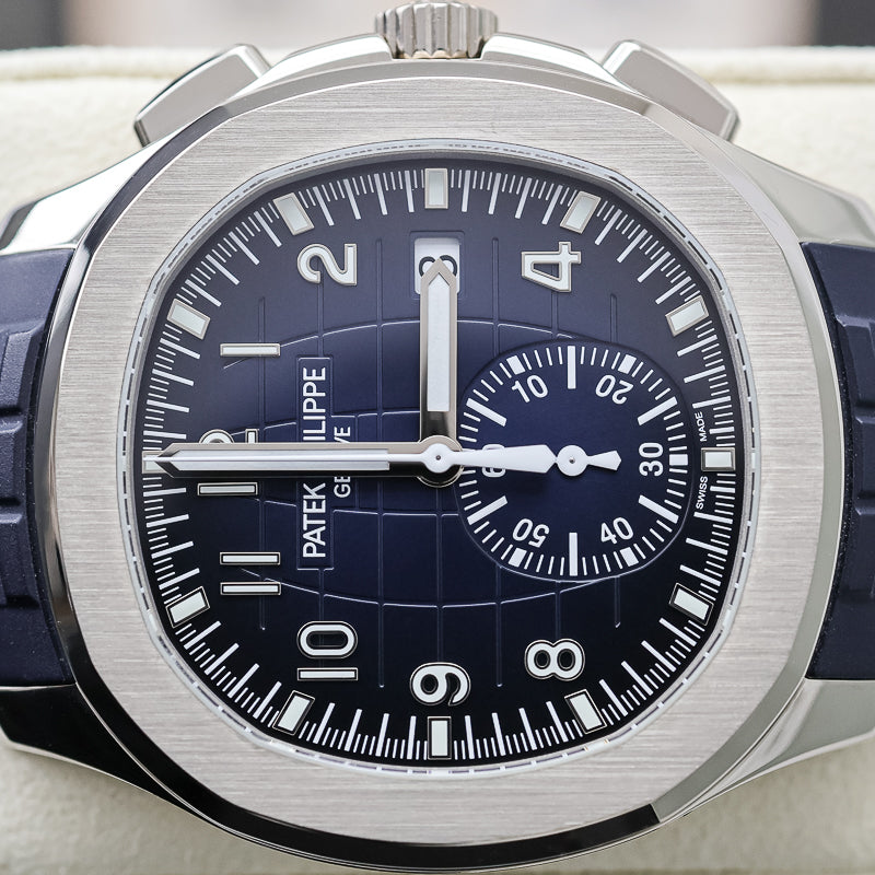Patek Philippe Aquanaut Chronograph 42mm 5968G-001 Blue Dial Pre-Owned