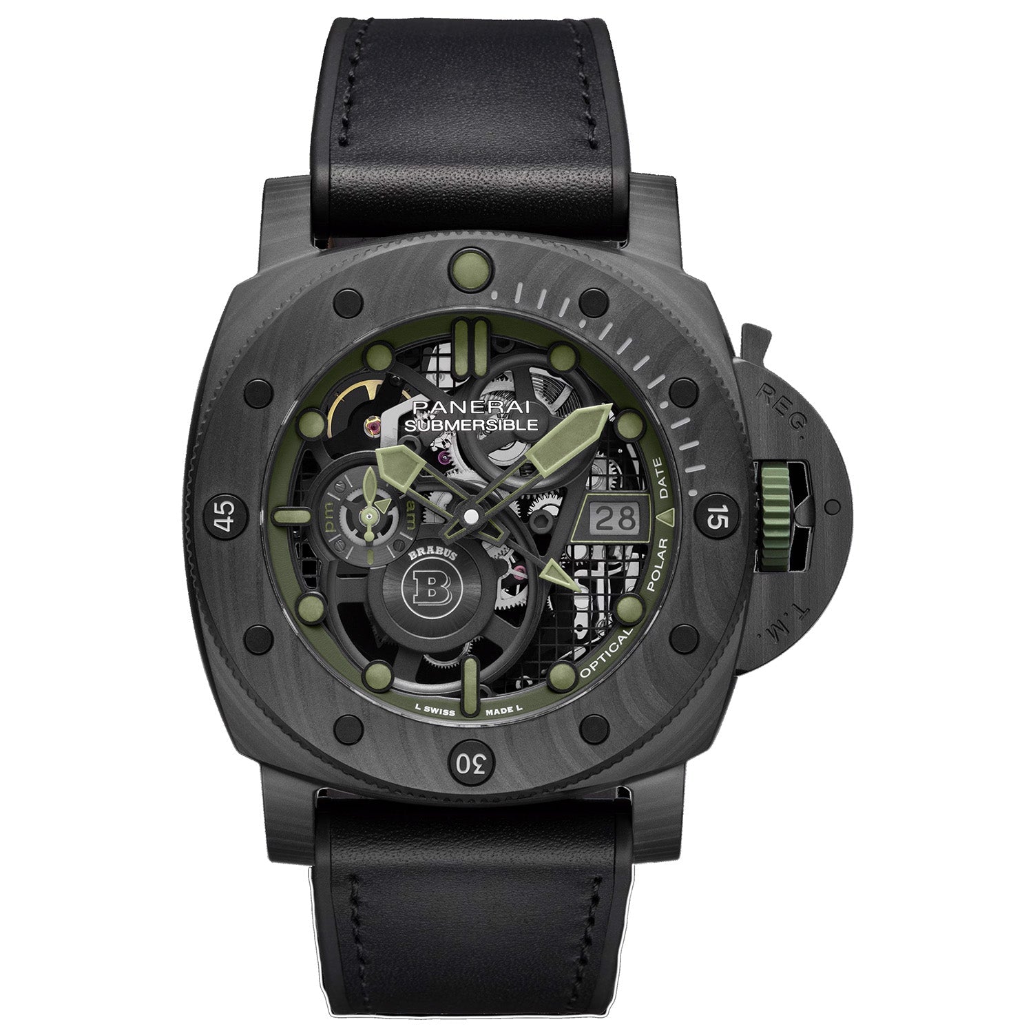 Panerai Luminor Submersible S Brabus Verde Militare New 2023 PAM01283