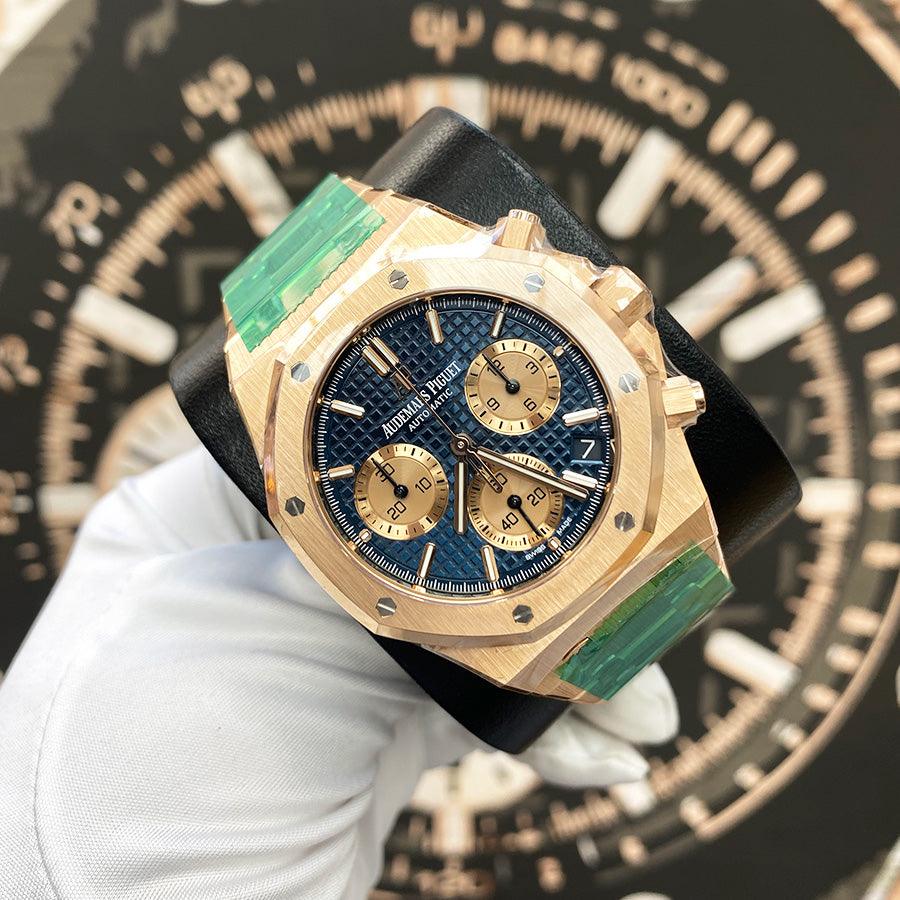 Audemars Piguet Royal Oak Chronograph 41mm 26239OR.OO.1220OR.01 Blue Dial - Gotham Trading