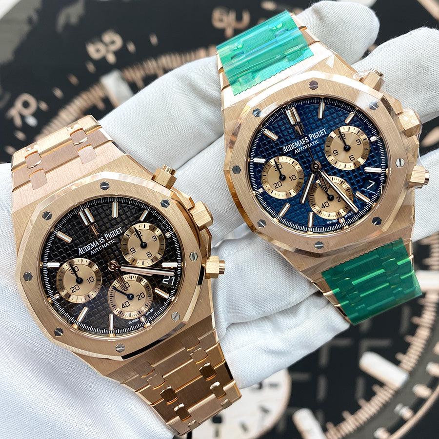 Audemars Piguet Royal Oak Chronograph 41mm 26239OR.OO.1220OR.01 Blue Dial - Gotham Trading