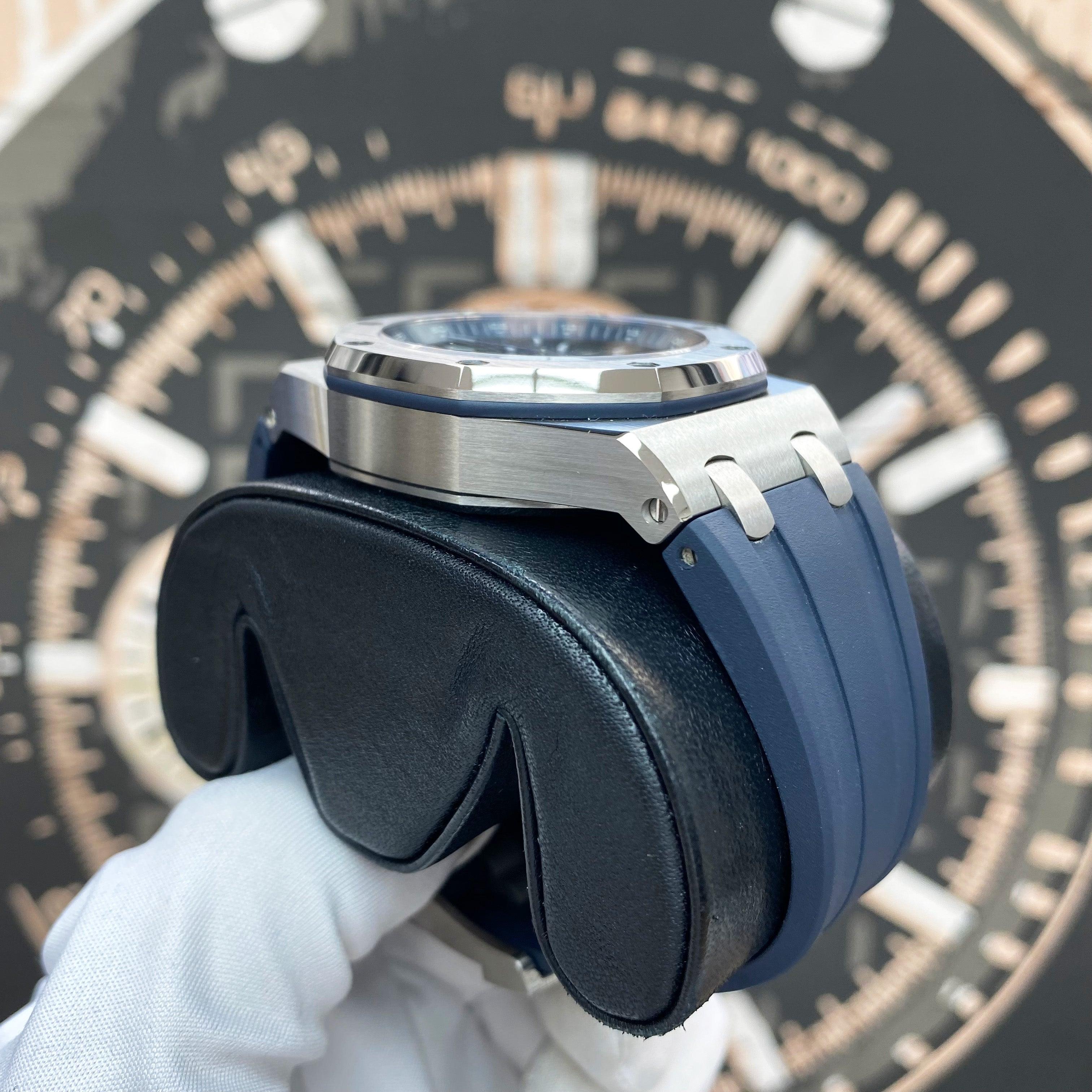 Audemars Piguet Royal Oak Offshore Chronograph 42mm 26480TI.OO.A027CA.01 Blue Dial Pre-Owned - Gotham Trading