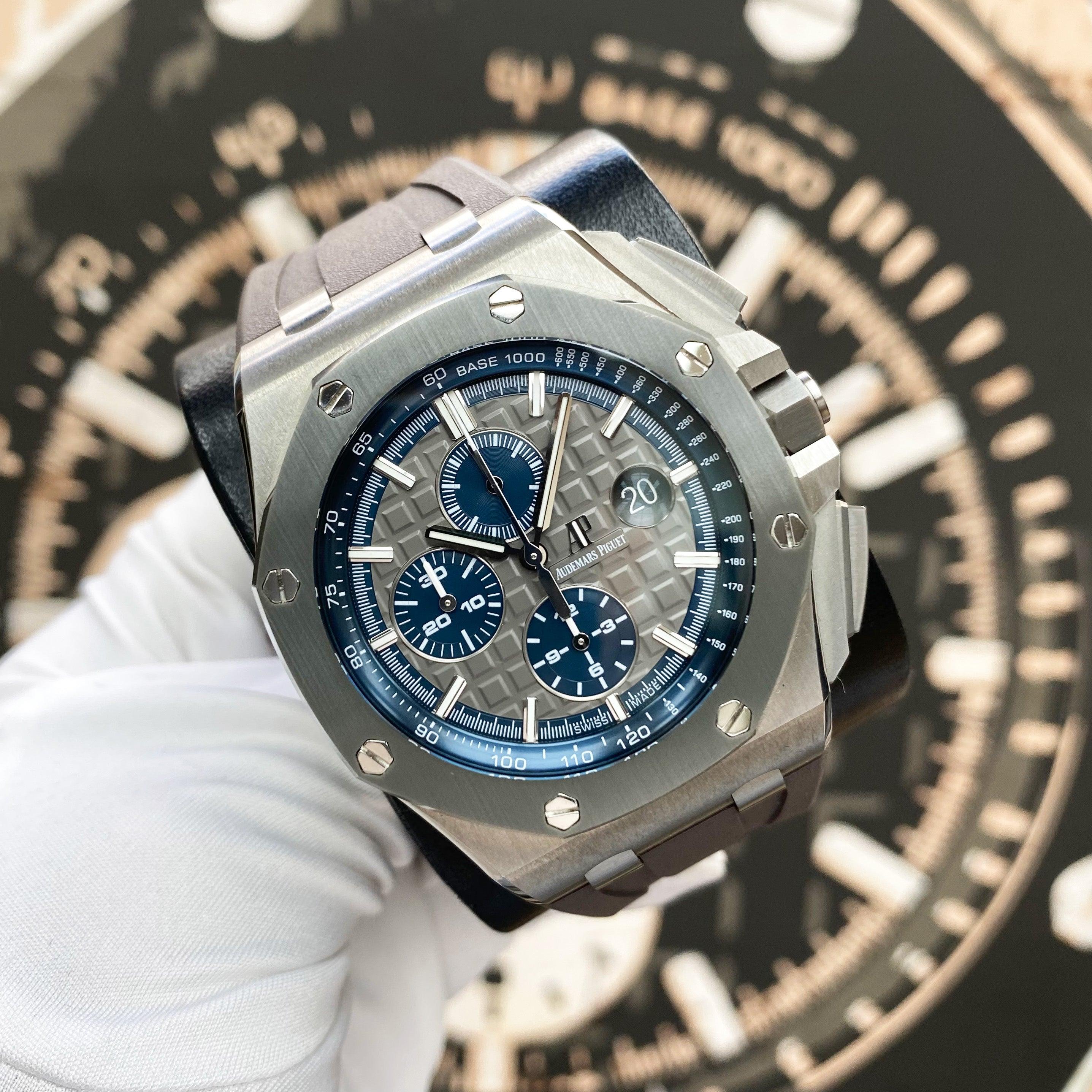 Audemars Piguet Royal Oak Offshore Chronograph 44mm 26400IO.OO.A004CA.02 Slate Grey Dial Pre-Owned - Gotham Trading