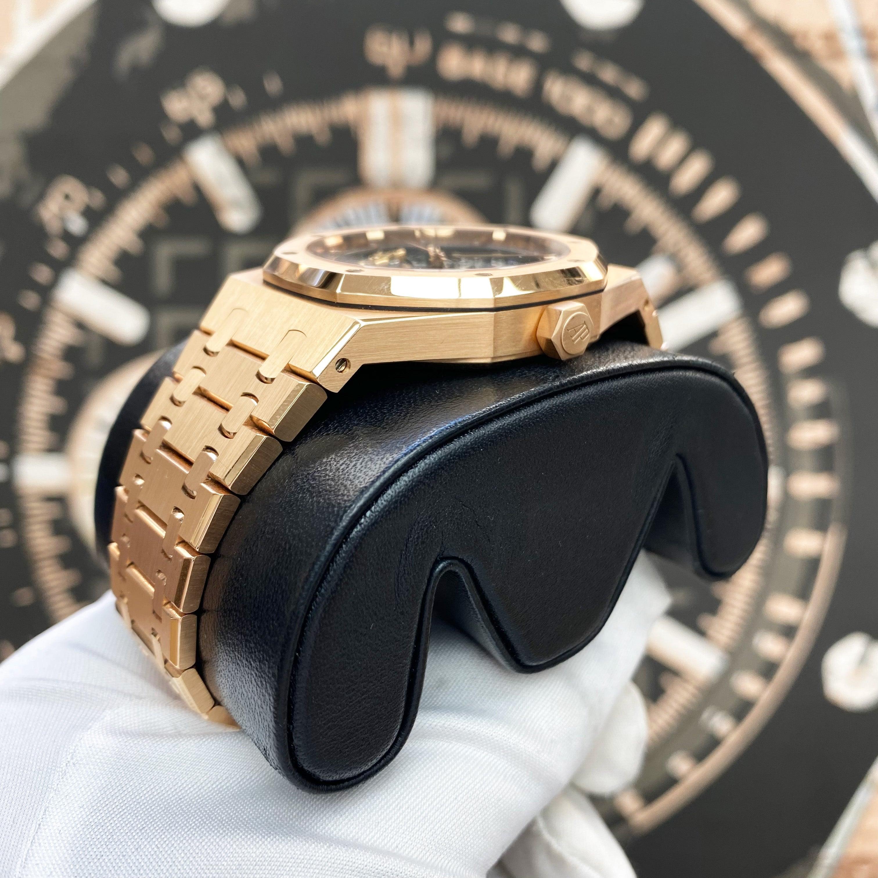 Audemars Piguet Royal Oak 41mm 15407OR.OO.1220OR.01 Openworked Dial Pre-Owned - Gotham Trading
