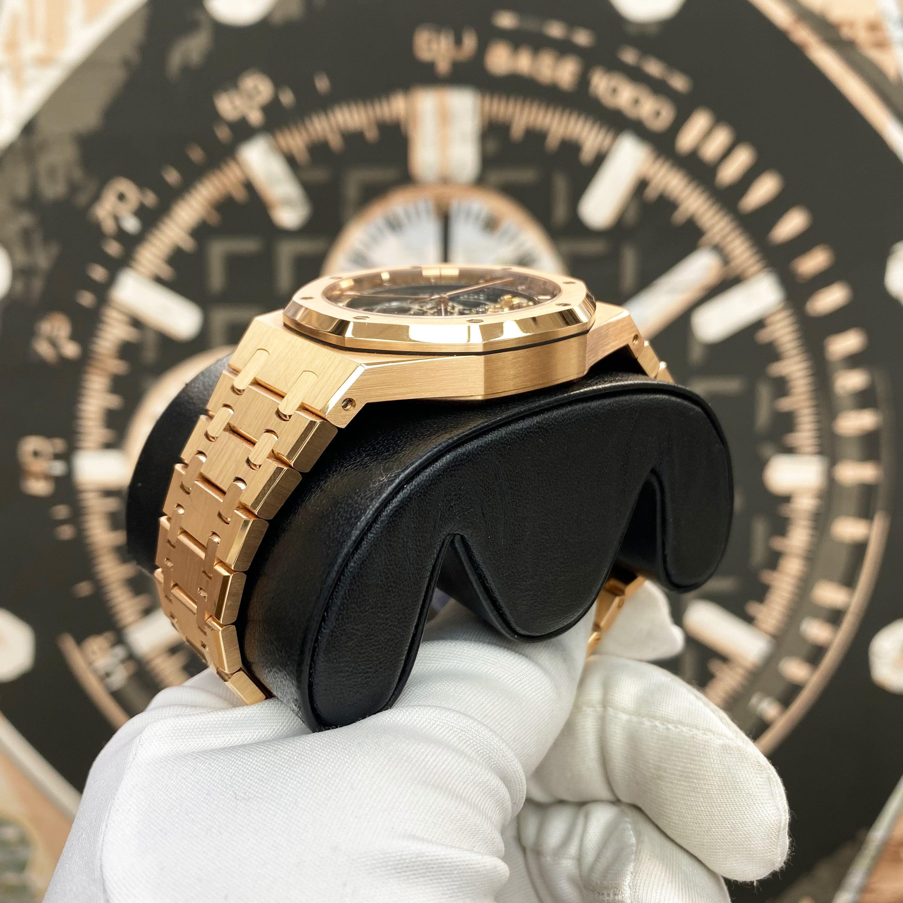 Audemars Piguet Royal Oak 41mm 15407OR.OO.1220OR.01 Openworked Dial Pre-Owned - Gotham Trading