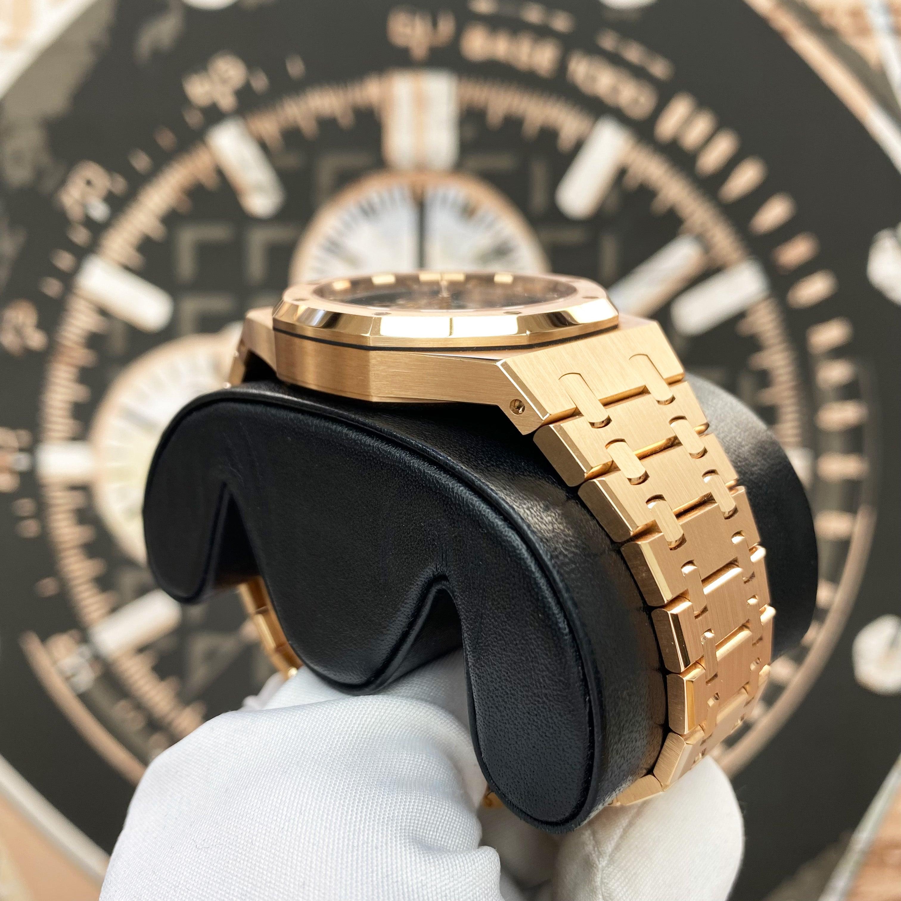 Audemars Piguet Royal Oak 41mm 15407OR.OO.1220OR.01 Openworked Dial Pre-Owned - Gotham Trading