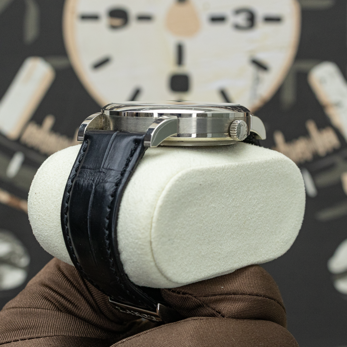 A. Lange & Söhne Lange 1 Time Zone 136.029 42mm Black Dial Pre-Owned