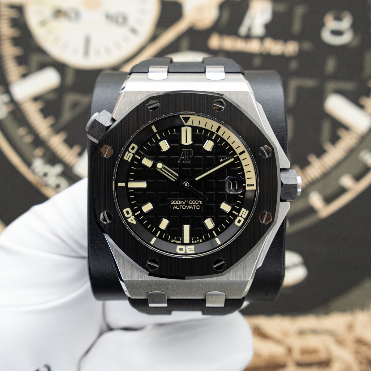 Audemars Piguet Royal Oak Offshore Diver Limited Edition 15720CN 42mm Black Dial Pre-Owned