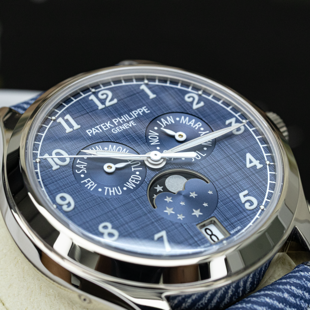 Patek Philippe 2026 Complications Annual Moon Phases 4946G 38mm Denim Dial