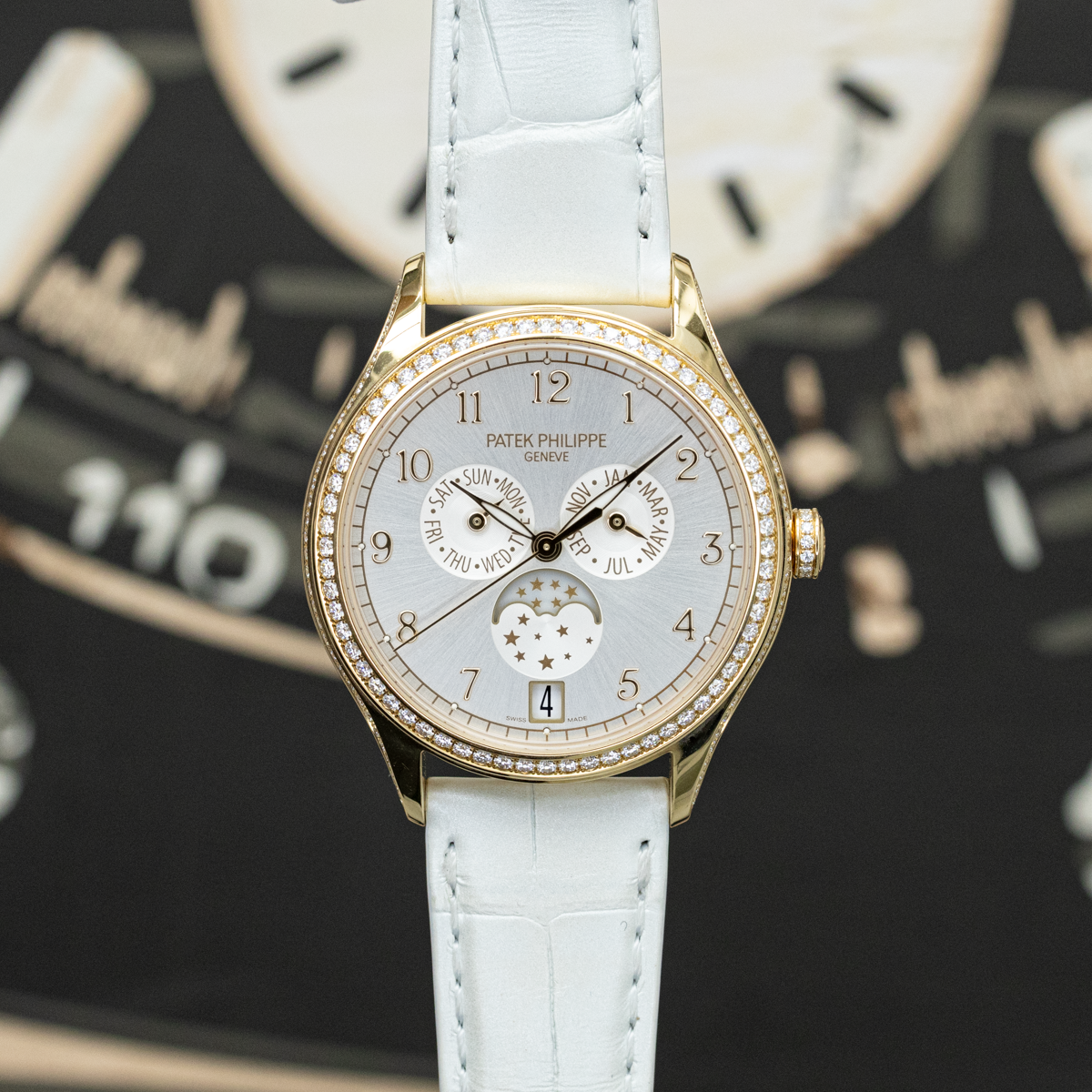 Patek Philippe 2026 Complications Annual Moon Phases 4947R 38mm Silver Dial
