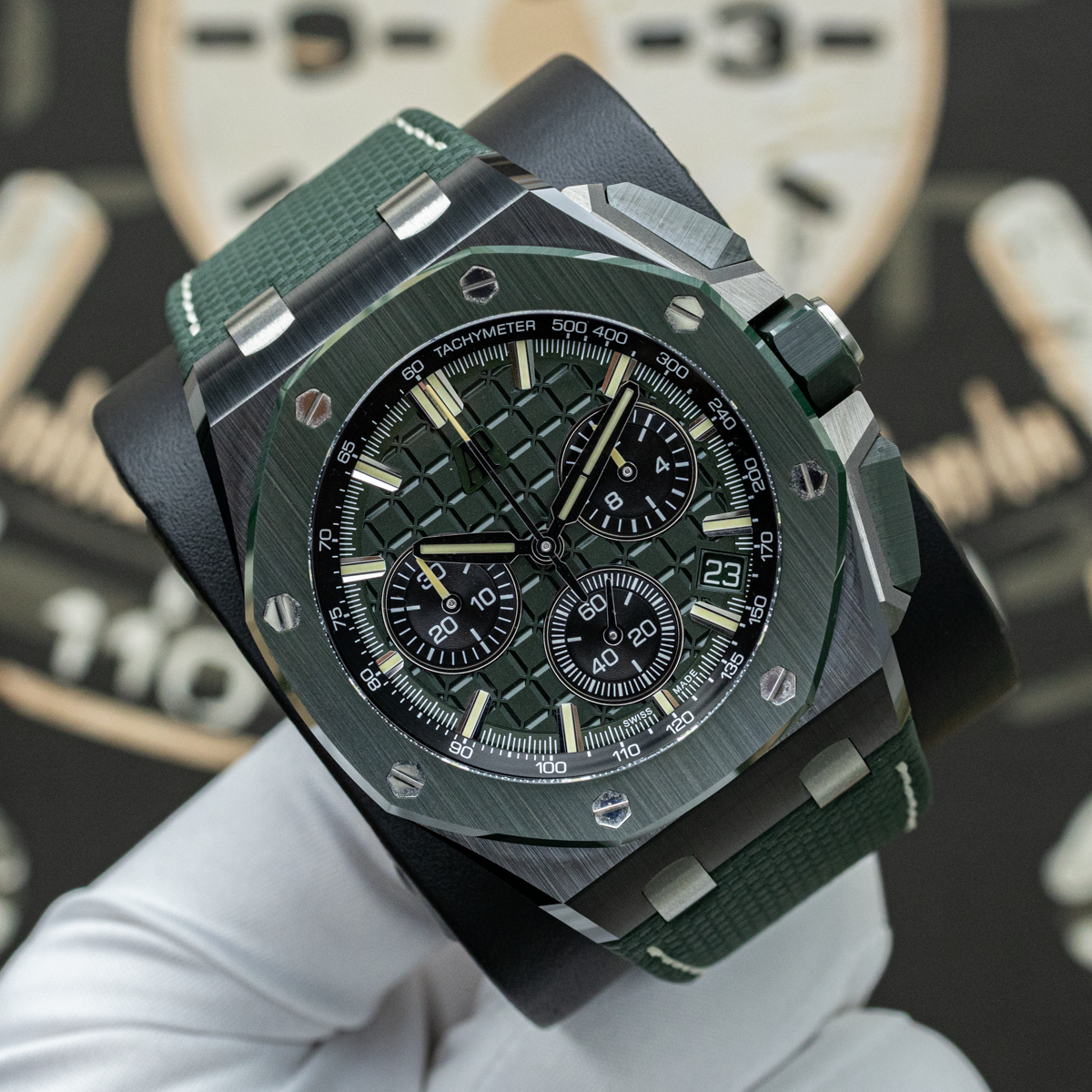 Audemars Piguet Royal Oak Offshore Chronograph 26240CE 43mm Dark Green Dial