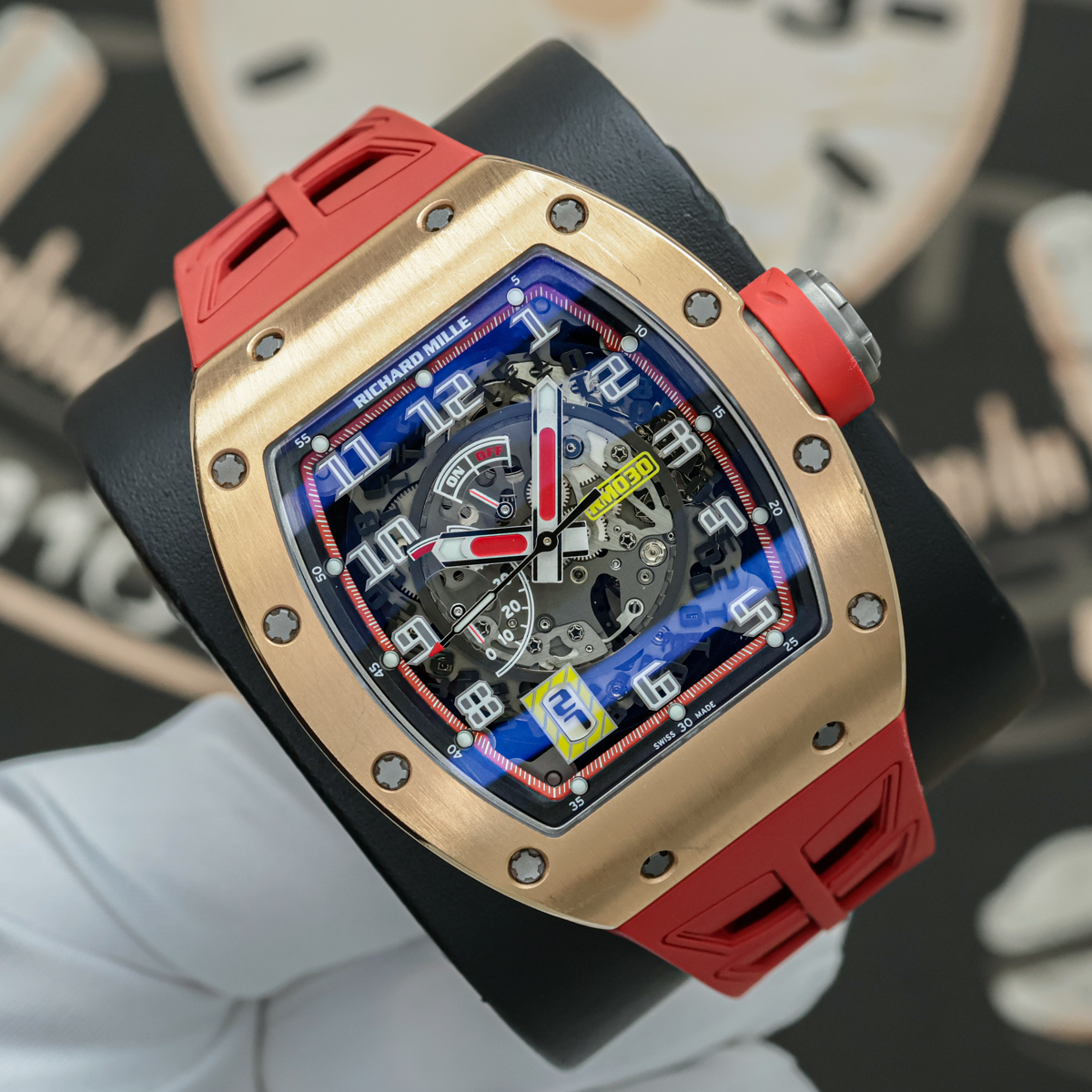 Richard Mille RM 030 Malaysian Grand Prix 2012 Limited Edition 42.5mm Openworked Dial Pre-Owned