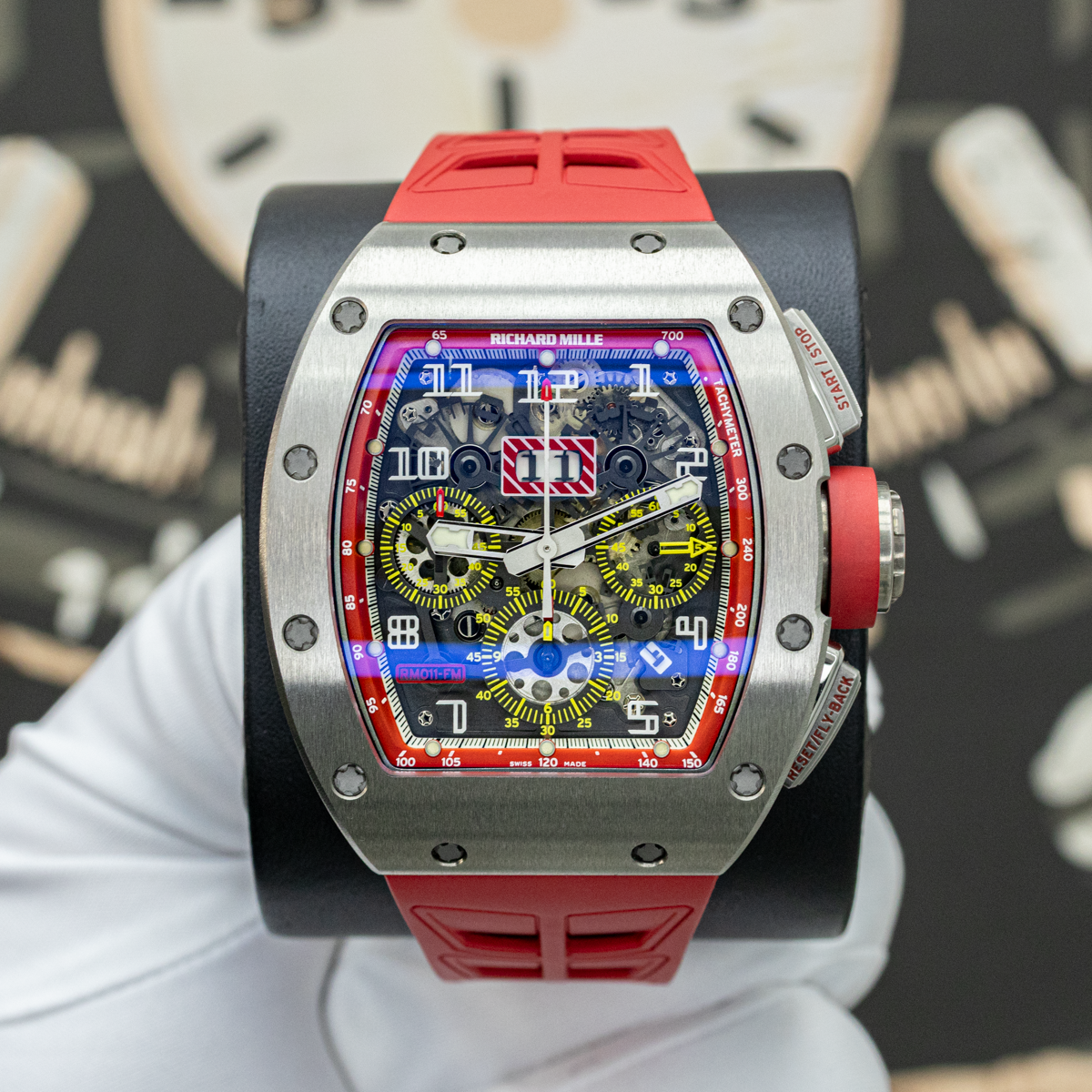 Richard Mille RM 011-FM Felipe Massa Limited Edition 40mm Openworked Dial Pre-Owned