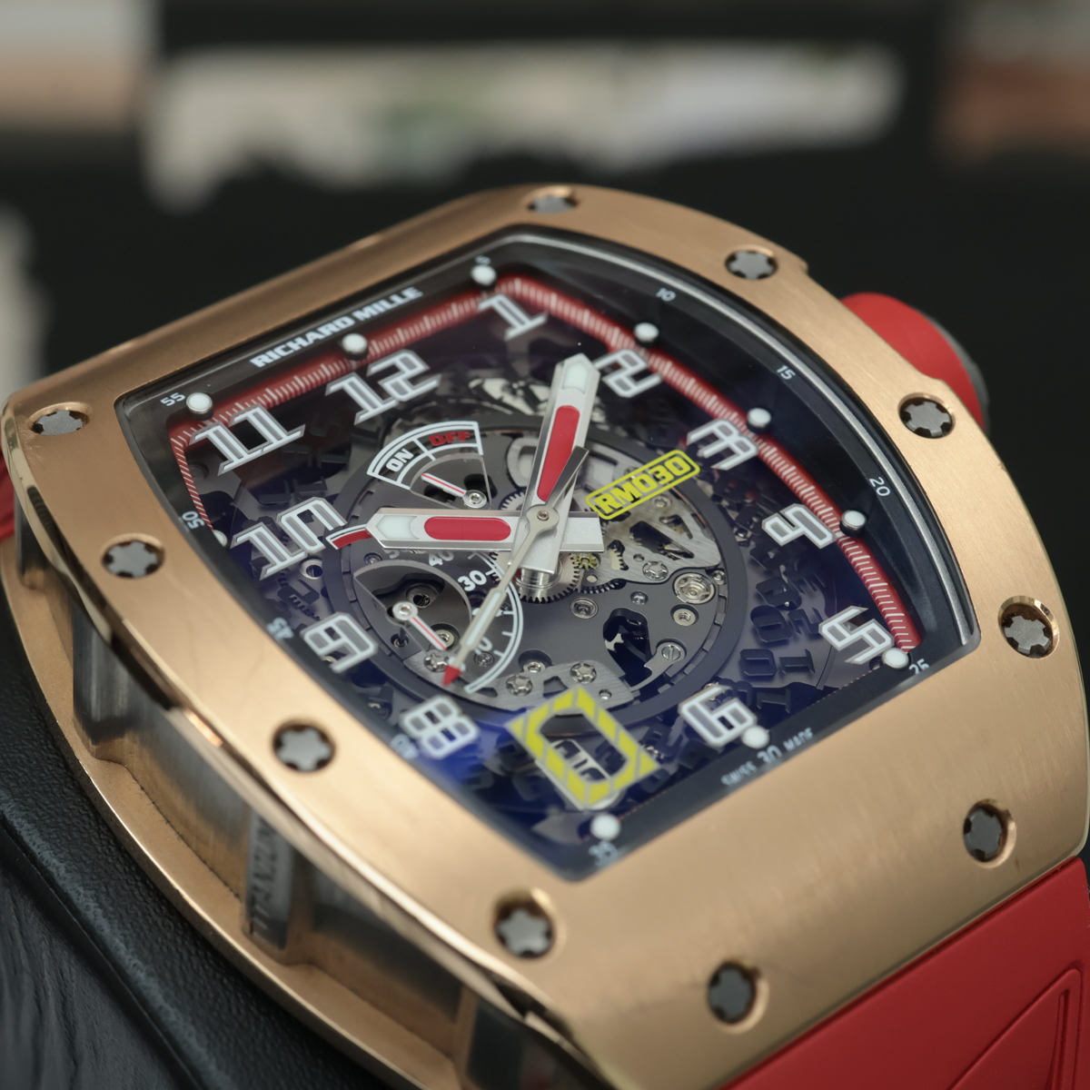 Richard Mille RM 030 Malaysian Grand Prix 2012 Limited Edition 42.5mm Openworked Dial Pre-Owned
