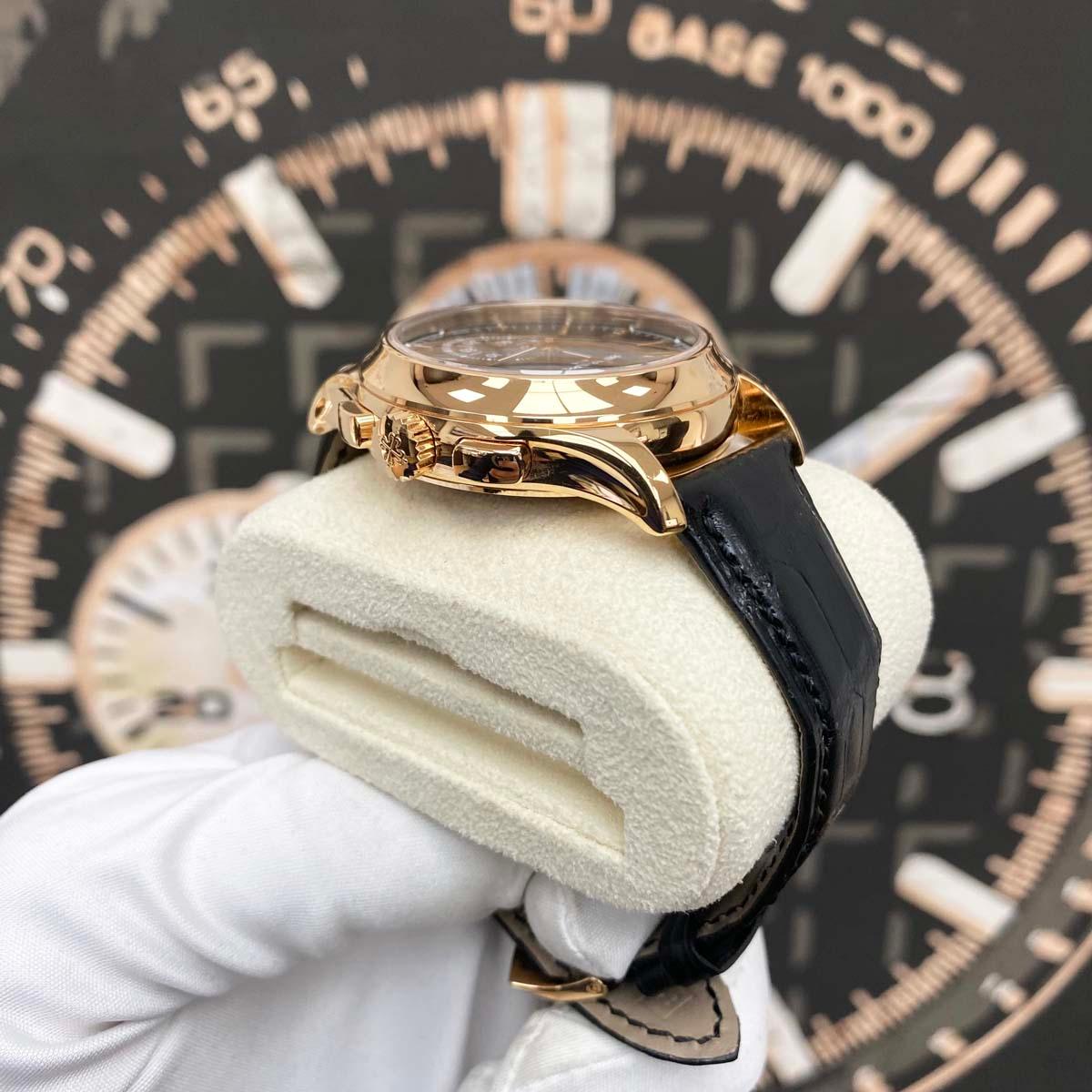 Patek Philippe Annual Calendar Chronograph Complication 42mm 5905R Black Dial - Gotham Trading