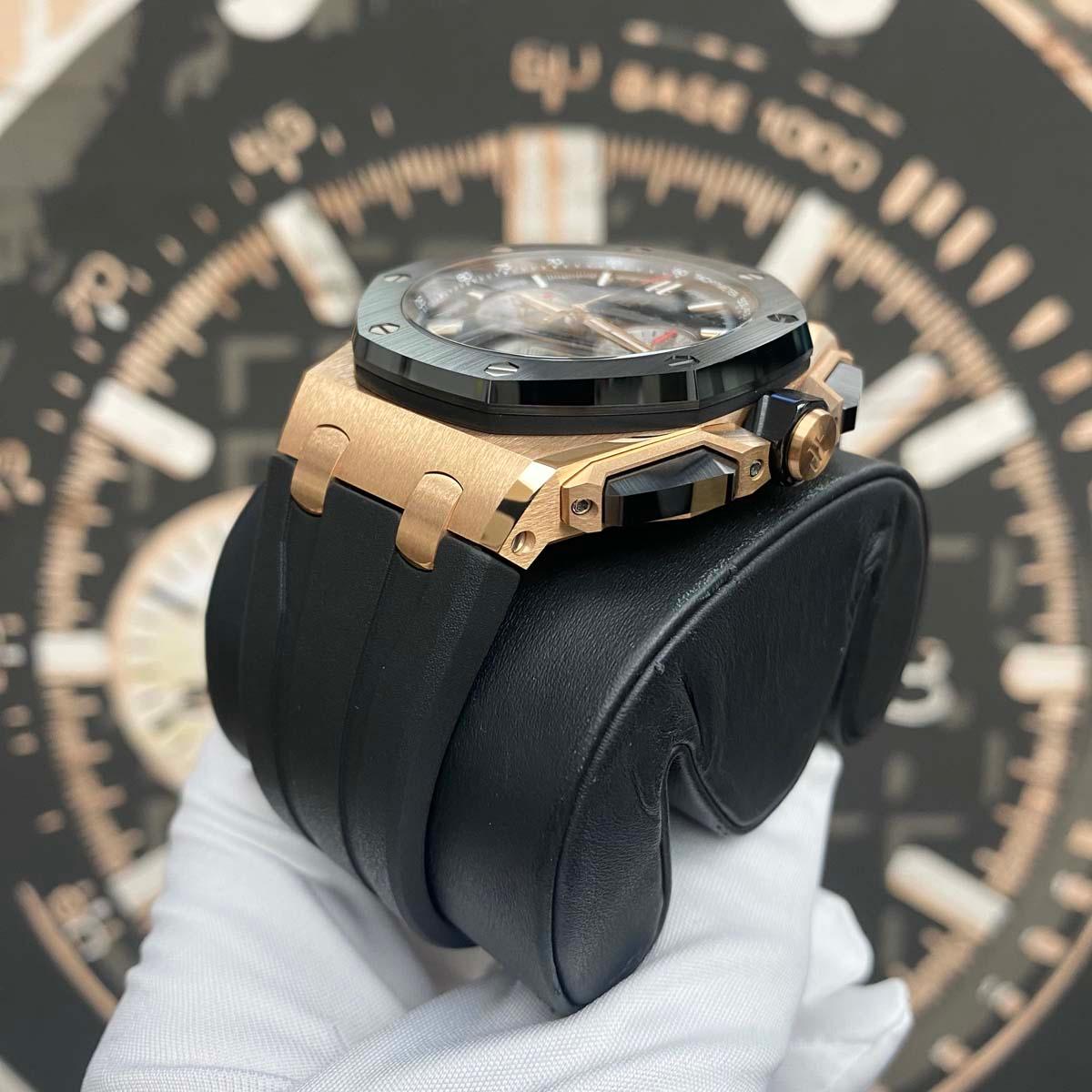 Audemars Piguet Royal Oak Offshore Chronograph 43mm 26420RO.OO.A002CA.01 Black Dial 2024 NEW - Gotham Trading