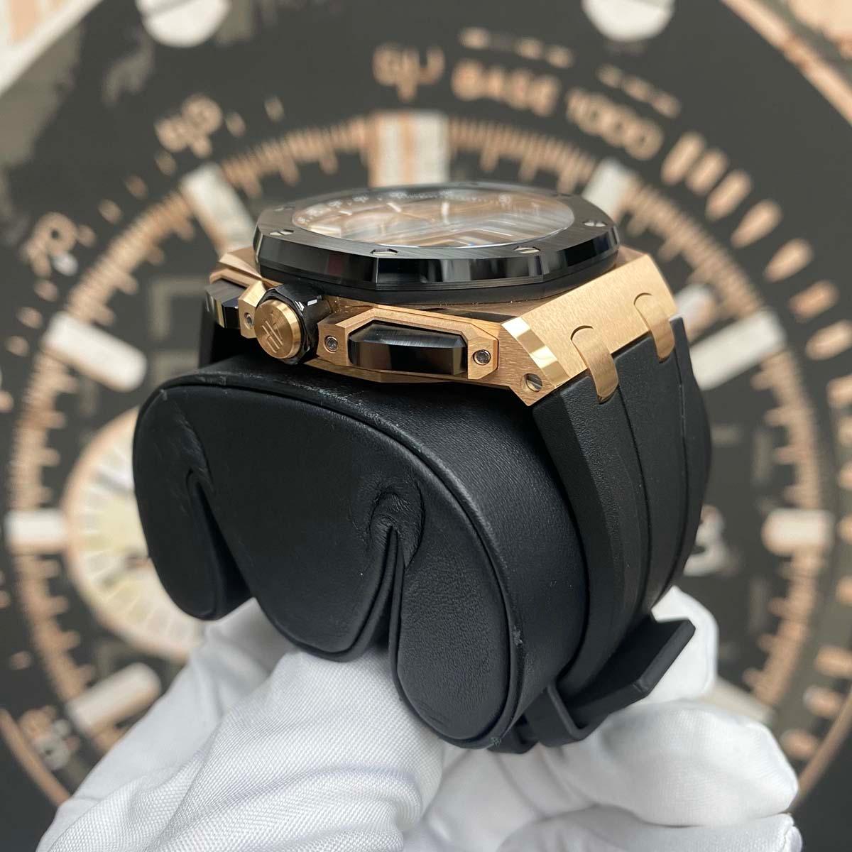 Audemars Piguet Royal Oak Offshore Chronograph 43mm 26420RO.OO.A002CA.01 Black Dial 2024 NEW - Gotham Trading