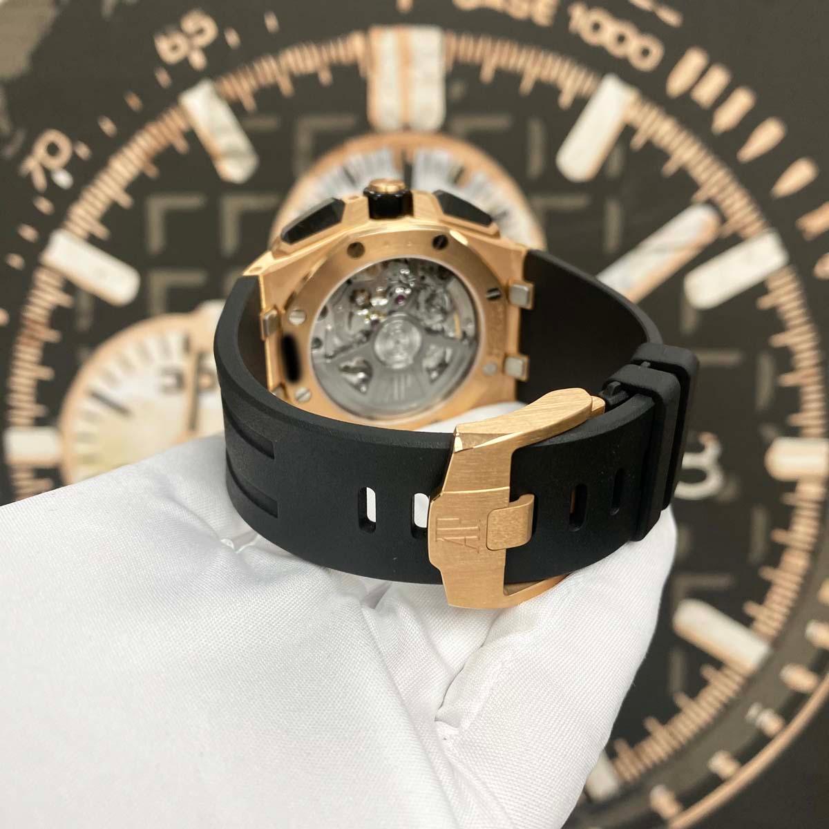 Audemars Piguet Royal Oak Offshore Chronograph 43mm 26420RO.OO.A002CA.01 Black Dial 2024 NEW - Gotham Trading