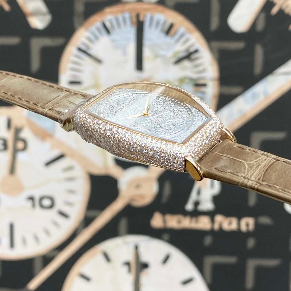 Patek Philippe Gondolo Haute Joaillerie 38mm 7099R Diamond Dial Unworn - Gotham Trading